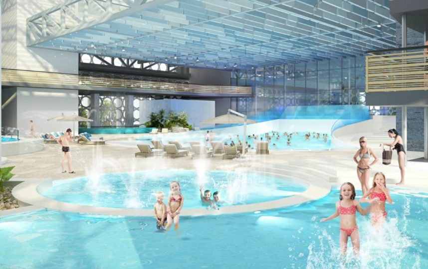 Каким будет Дворец водных видов спорта в "Лужниках". Фото