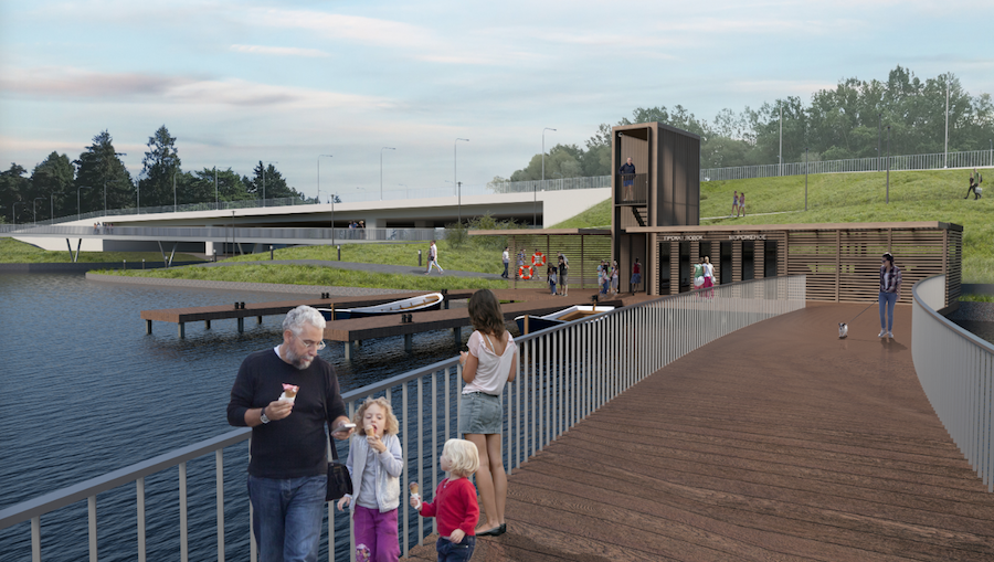 Какой будет новая лодочная станция в московском округе Зеленоград. Фото