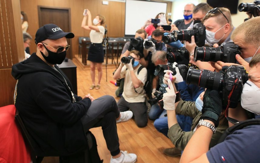 Кирилл Серебренников в зале суда. Фото Василий Кузьмичёнок