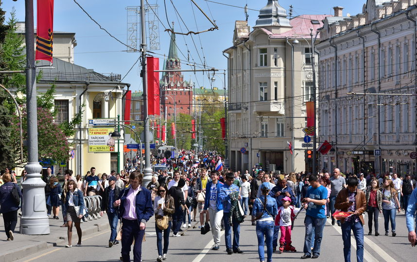 Столица готовится отпраздновать 72-ю годовщину Великой Победы. Фото Василий Кузьмичёнок, РИА Новости