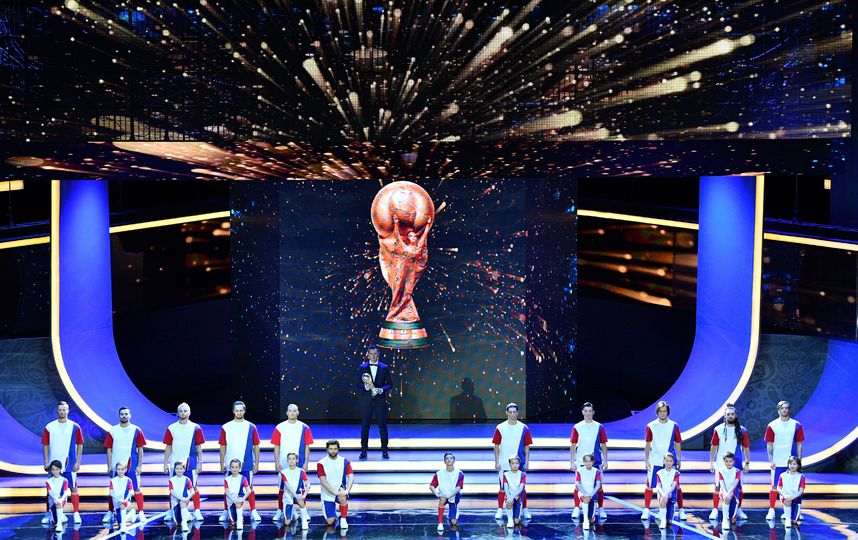 В Москве прошла жеребьёвка чм-2018 в России. Фото AFP