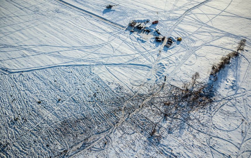 Спасательные работы на месте крушения Ан-148. Фото AFP