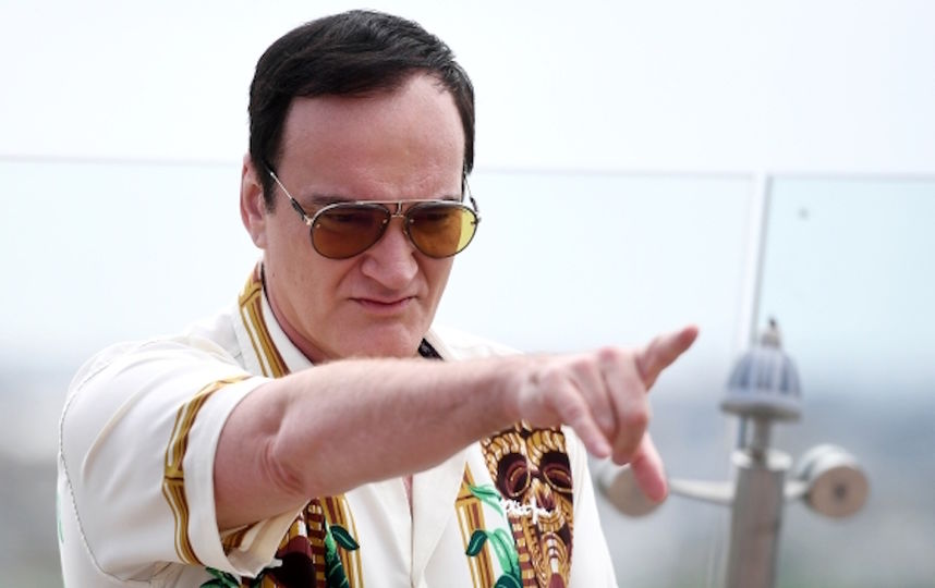 Режиссер Квентин Тарантино во время фотоколла на крыше отеля The Ritz Carlton Moscow в Москве. Фото РИА Новости