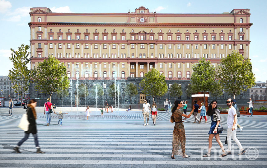 Вид на обновлённую Лубянку. Фото КБ "Стрелка", "Metro"