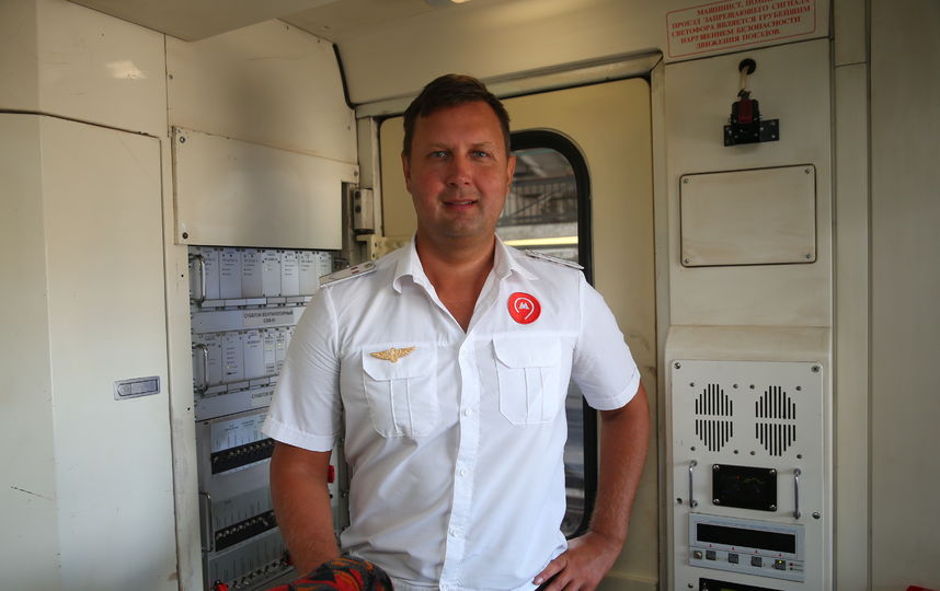 Алексей Горяйнов признан лучшим машинистом Московского метро. Фото Василий Кузьмичёнок