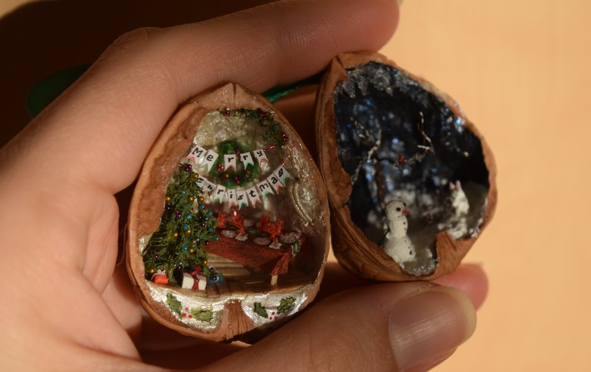 Используют орешки по-разному: кто-то – как ёлочную игрушку, кто-то ставит в шкаф любоваться. Фото предоставлено героем публикации