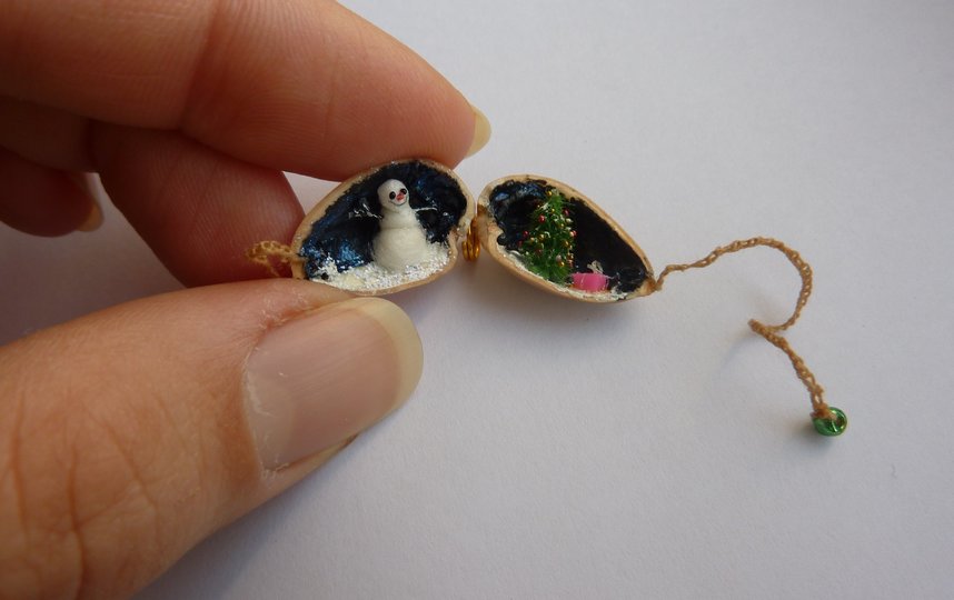 Используют орешки по-разному: кто-то – как ёлочную игрушку, кто-то ставит в шкаф любоваться. Фото предоставлено героем публикации