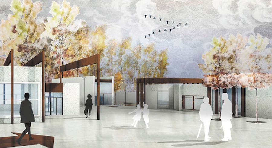 Музейная площадь в парке «Митино». Фото Изображение предоставлено архбюро Kleinewelt Architekten