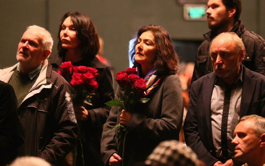 В театре "Ленком" прошла церемония прощания с его художественным руководителем. Фото Василий Кузьмичёнок