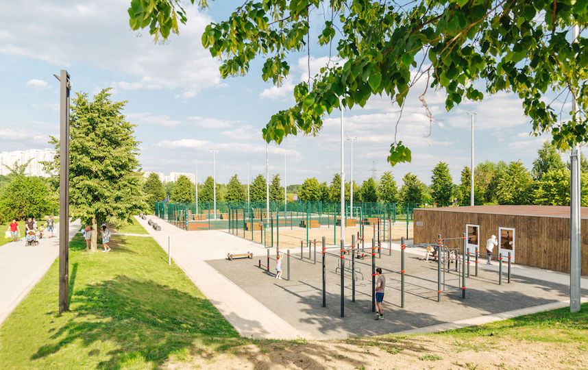 Ландшафтный парк "Митино" после благоустройства. Фото департамента капитального ремонта