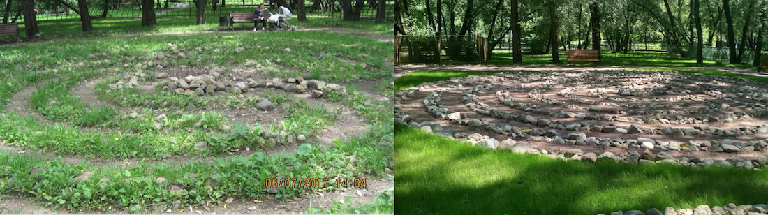 Воронцовский парк раньше и сейчас. Фото предоставлено Мосгорпарком