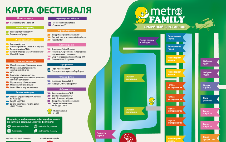 Карта фестиваля. Фото "Metro"