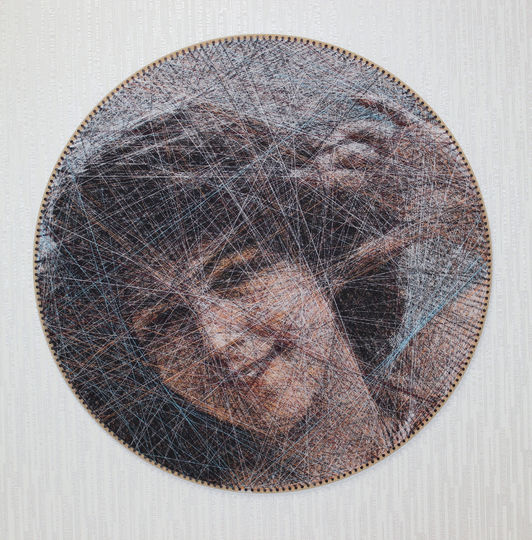 Художественные шедевры из ниток. Фото предоставлено Ани Абакумовой