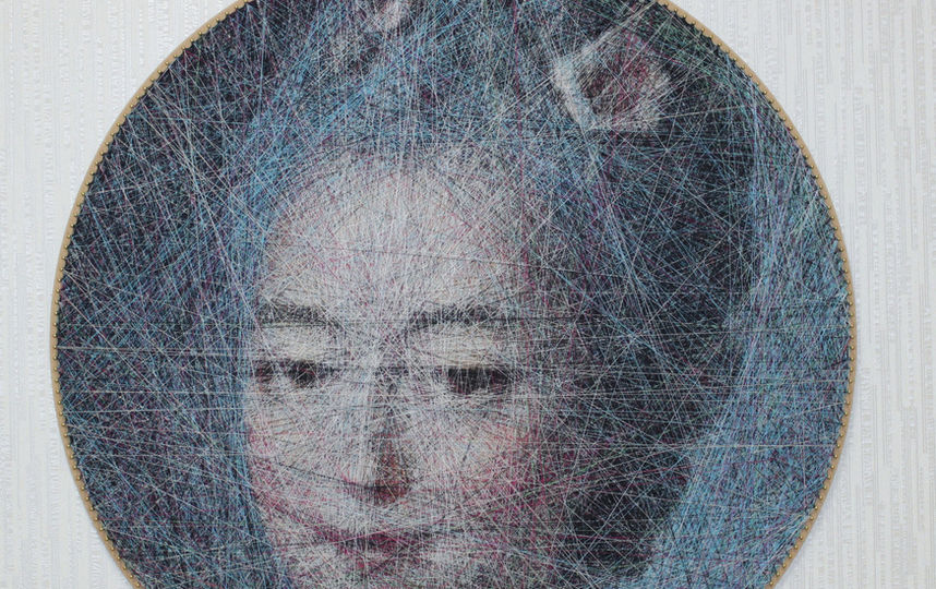 Художественные шедевры из ниток. Фото предоставлено Ани Абакумовой