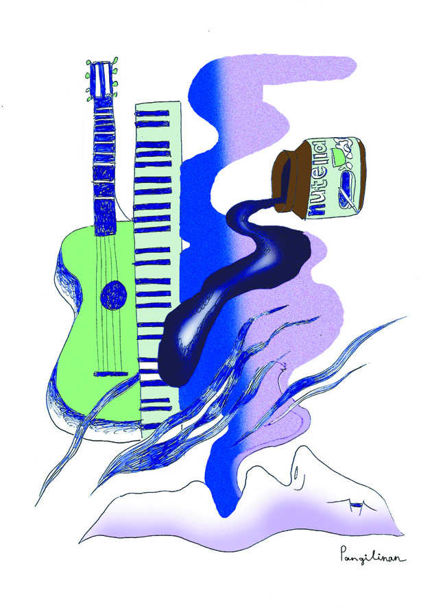 Набор для карантина №2: нутелла, гитара, пианино, голос. Фото предоставила Пангилинан Натали-Кейт | instagram @nataliekatepangilinan