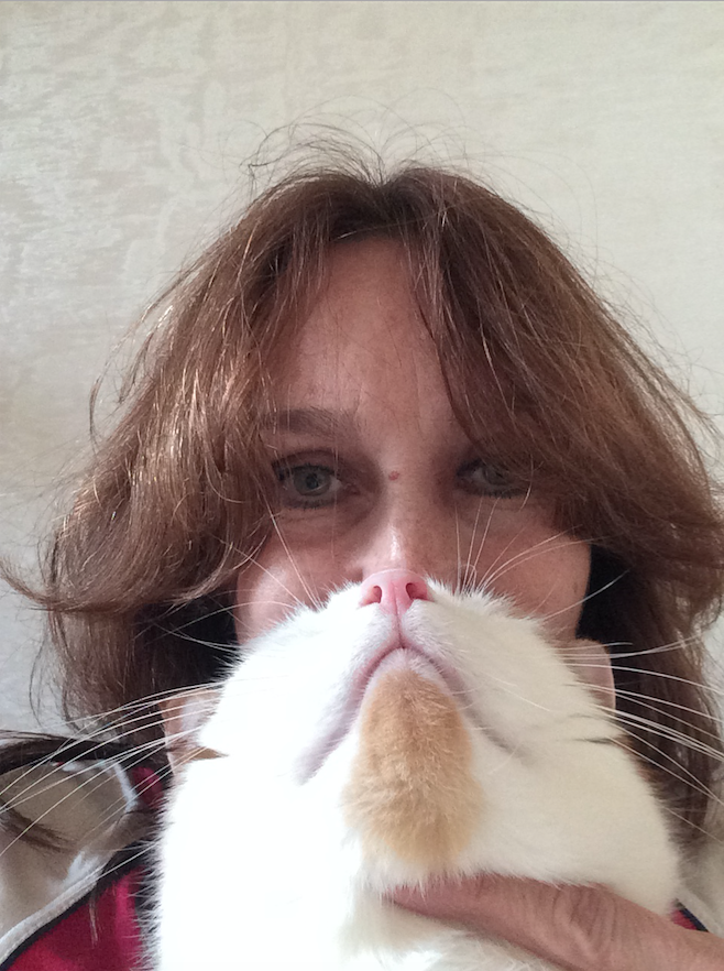 Кот Рыжик и Наталия. Фото Наталия