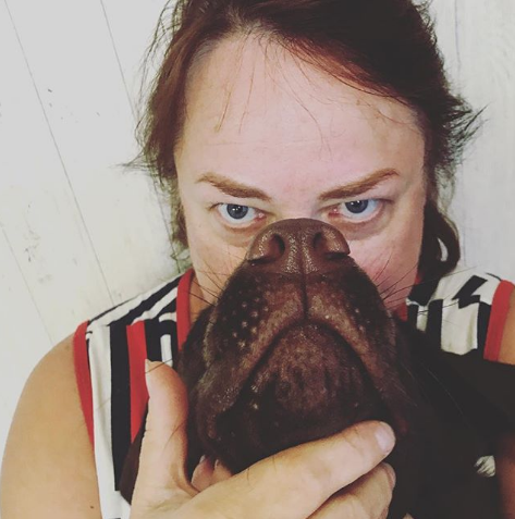 Наша борода Бетти в тон с мамочкой Леной. Фото www.instagram.com/shocobetti