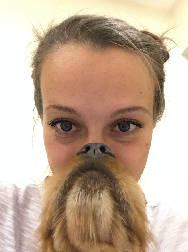 У меня есть борода из моего любимого рыжего пса. Фото Людмила