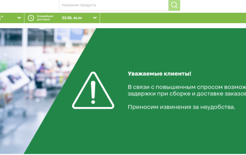 Сервис доставки продуктов Igooods! сразу предупреждает: быстро вам еду не привезут. Фото скриншот: igooods.ru