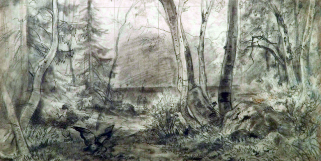 Ранний карандашный рисунок И. Шишкина "На Валааме" стоит 3 млн 200 тыс.руб.