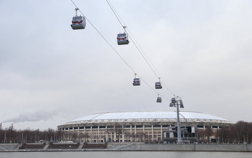 Московская канатная дорога "Воробьёвы горы". Фото Василий Кузьмичёнок