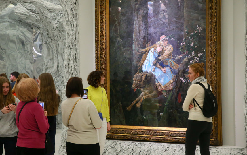 Картина Васнецова «Иван-царевич на Сером Волке» напоминает нам об известной русской сказке. Фото Василий Кузьмичёнок