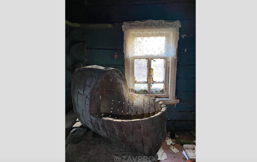 Детская колыбель из глубины веков. Фото Скриншот Instagram: @zavpro_