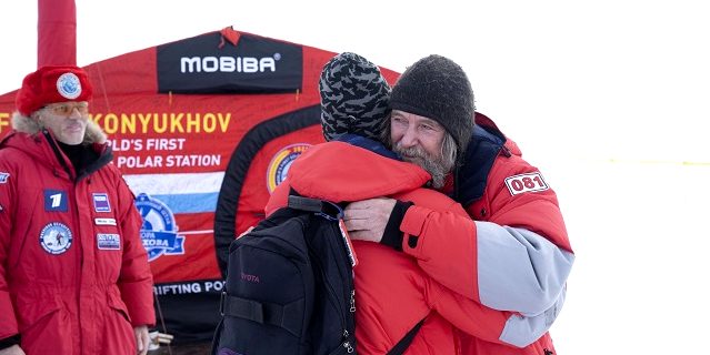 Момент встречи с сыном.