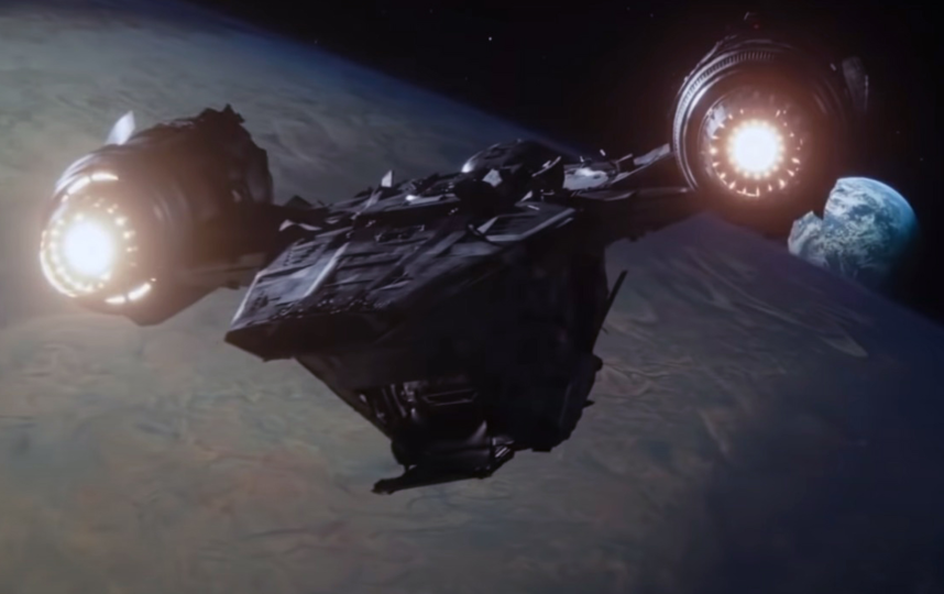 Оригинальный корабль из сериала. Фото Скриншот Youtube