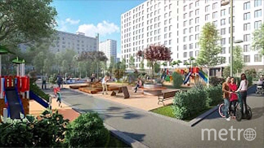 Кварталы 20-21, 22-23 района Черемушки. Фото предоставлено пресс-службой Москомархитектуры, "Metro"
