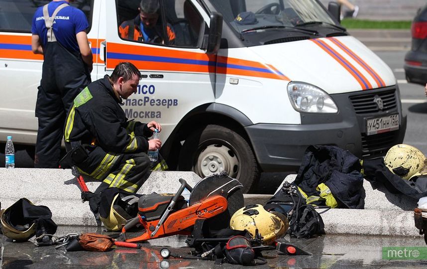 Серьёзный пожар произошёл в Лианозово. Фото Василий Кузьмичёнок