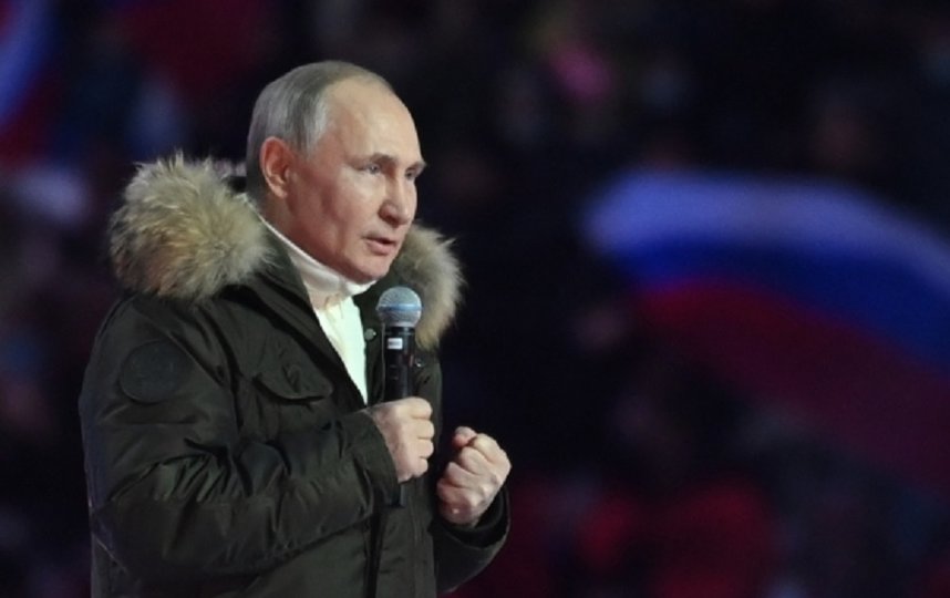 Владимир Путин поздравил россиян с годовщиной возвращения Крыма