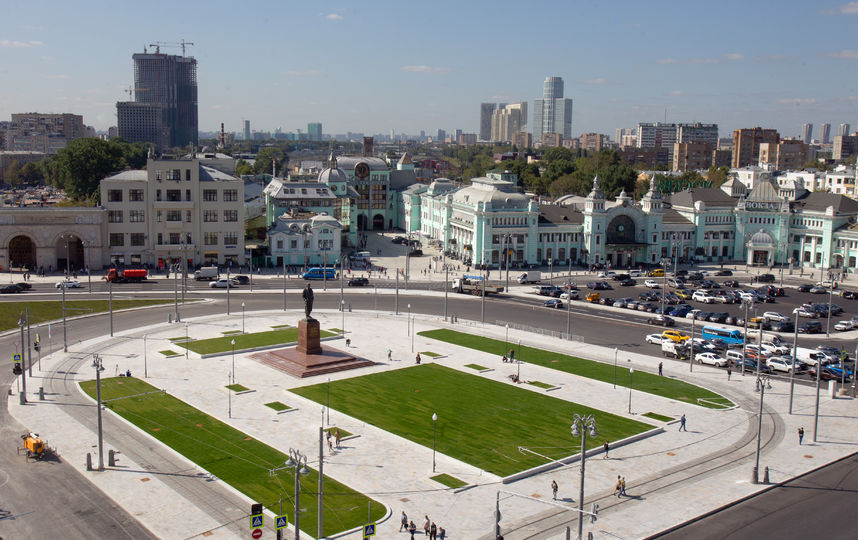 Белорусская площадь тверская застава 7 москва фото Площадь Тверская Застава на "Белорусской" преобразилась после ремонта: фото