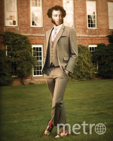 У Александра Сергеевича Пушкина теперь тоже есть аккаунт в Сети. Фото предоставил Карен Багдасарян, "Metro"