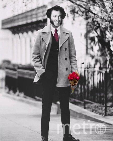 У Александра Сергеевича Пушкина теперь тоже есть аккаунт в Сети. Фото предоставил Карен Багдасарян, "Metro"