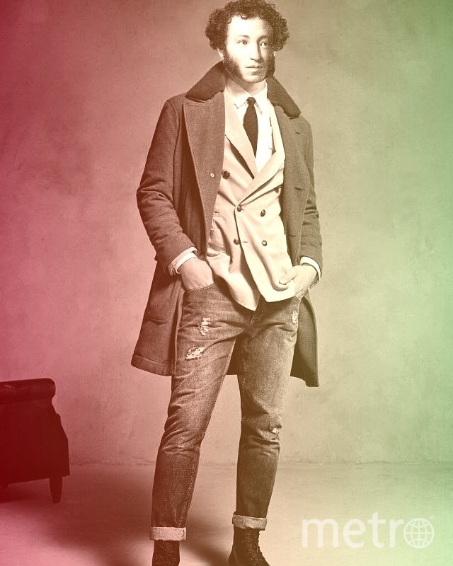 У Александра Сергеевича Пушкина теперь тоже есть аккаунт в Сети. Фото предоставил Карен Багдасарян, "Metro"