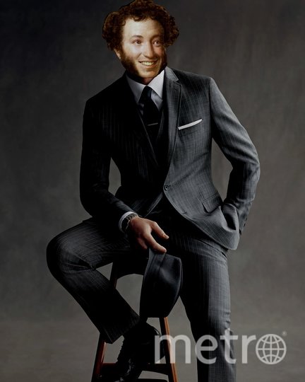 У Александра Сергеевича Пушкина теперь тоже есть аккаунт в Сети. Фото предоставил Карен Багдасарян, "Metro"