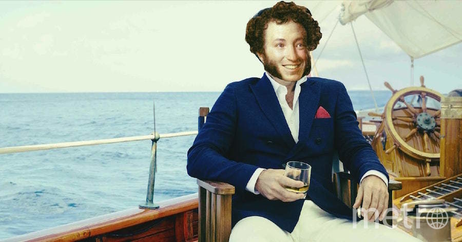 У Александра Сергеевича Пушкина теперь тоже есть аккаунт в Сети. Фото предоставил Карен Багдасарян, "Metro"