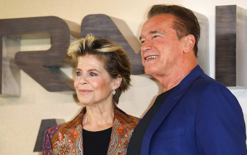 Линда Хэмилтон и Арнольд Шварценеггер. Фото Getty