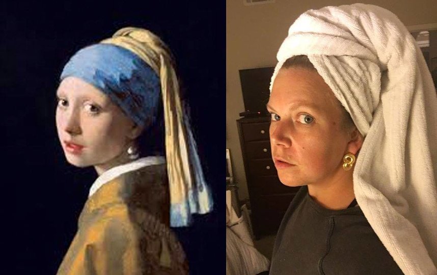 Калифорнийский музей Getty запустил необычный флешмоб на фоне режима карантина в стране. Фото Getty Museum