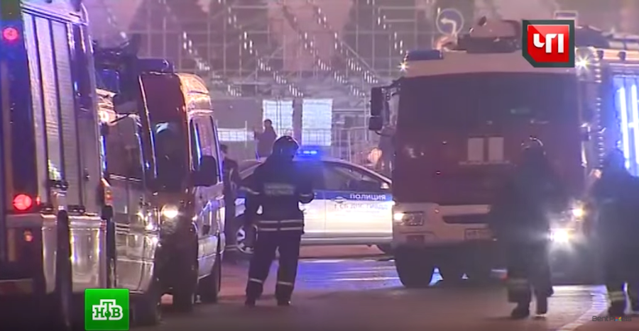 Место происшествия. Фото Скриншот Youtube