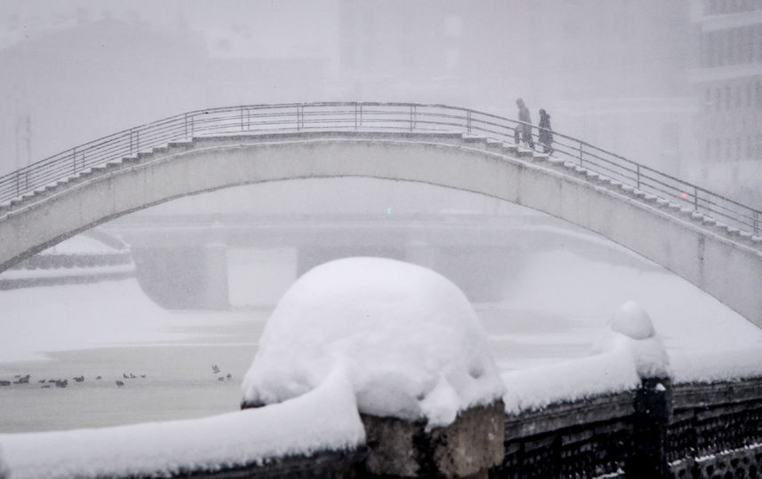 Зимняя Москва. Фото AFP