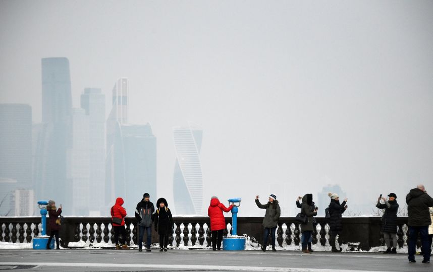 Зимняя Москва. Фото AFP