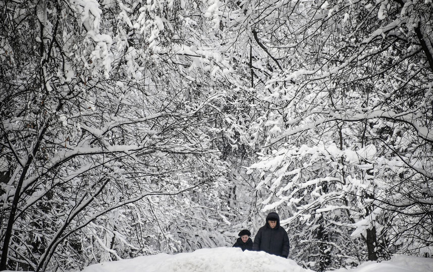 Зимняя Москва. Фото AFP