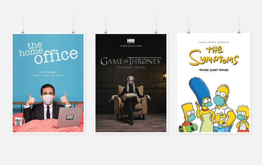 В проекте также представлены альтернативные постеры "Игры престолов" и "Симпсонов". Фото Jure Tovrljan