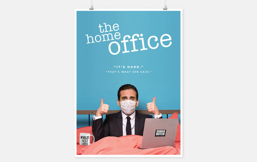 Сериал "Офис" превратился в "Домашний офис". Фото Jure Tovrljan