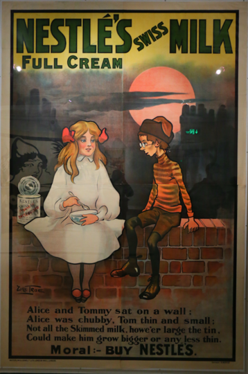 "Швейцарское молоко Nestle – сплошь сливки". Фото Василий Кузьмичёнок