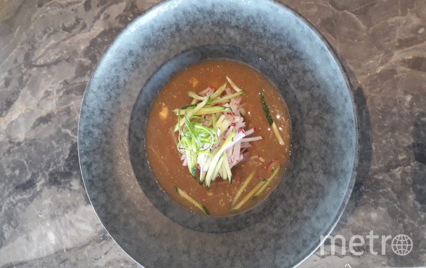 Окрошка на квасе в ресторане Birds. Фото Мария Позина, "Metro"