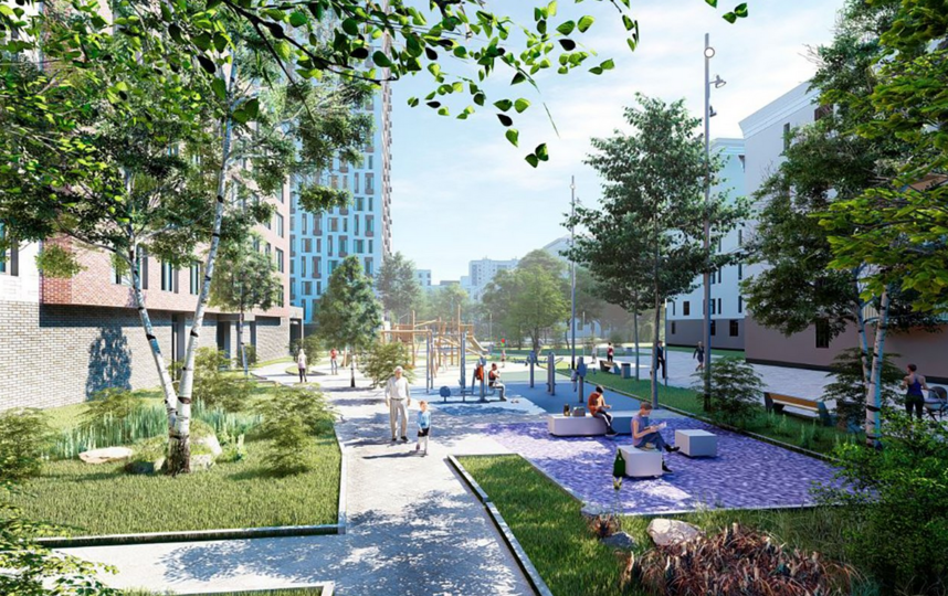 Проект микрорайонов 15, 16, 17, 18 Дмитровского района. Фото mos.ru