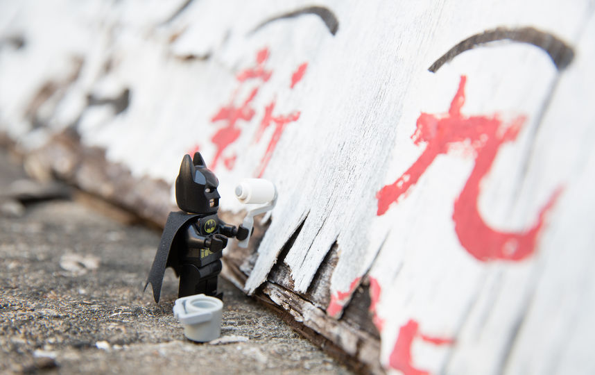Лего-Бэтмен. Фото Рик Це, фотограф из Гонконга